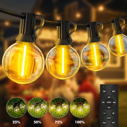 100ft outdoor string lights - 100ft,