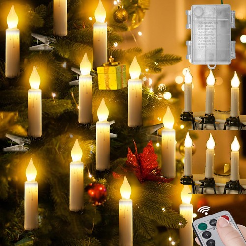 20pcs christmas tree candle - christmas,