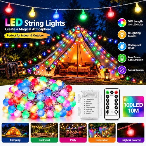 Fairy string lights 12m - fairy,