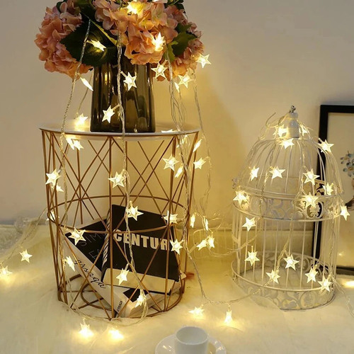 Led star fairy lights - led, string