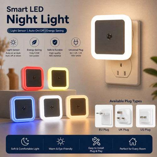Led night light plug - led,