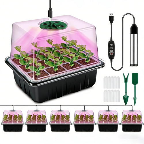 6pack seed tray adjustable - 6pack,