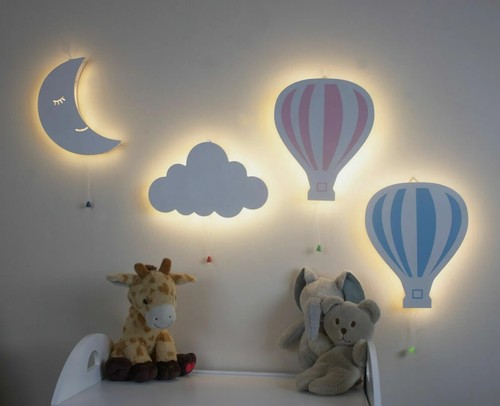 Wooden night light kids - wooden,